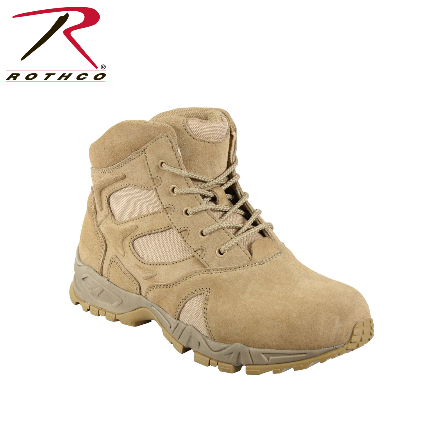Mens Black Military Style Forced Entry Waterproof Tactical Boots by Rothco 